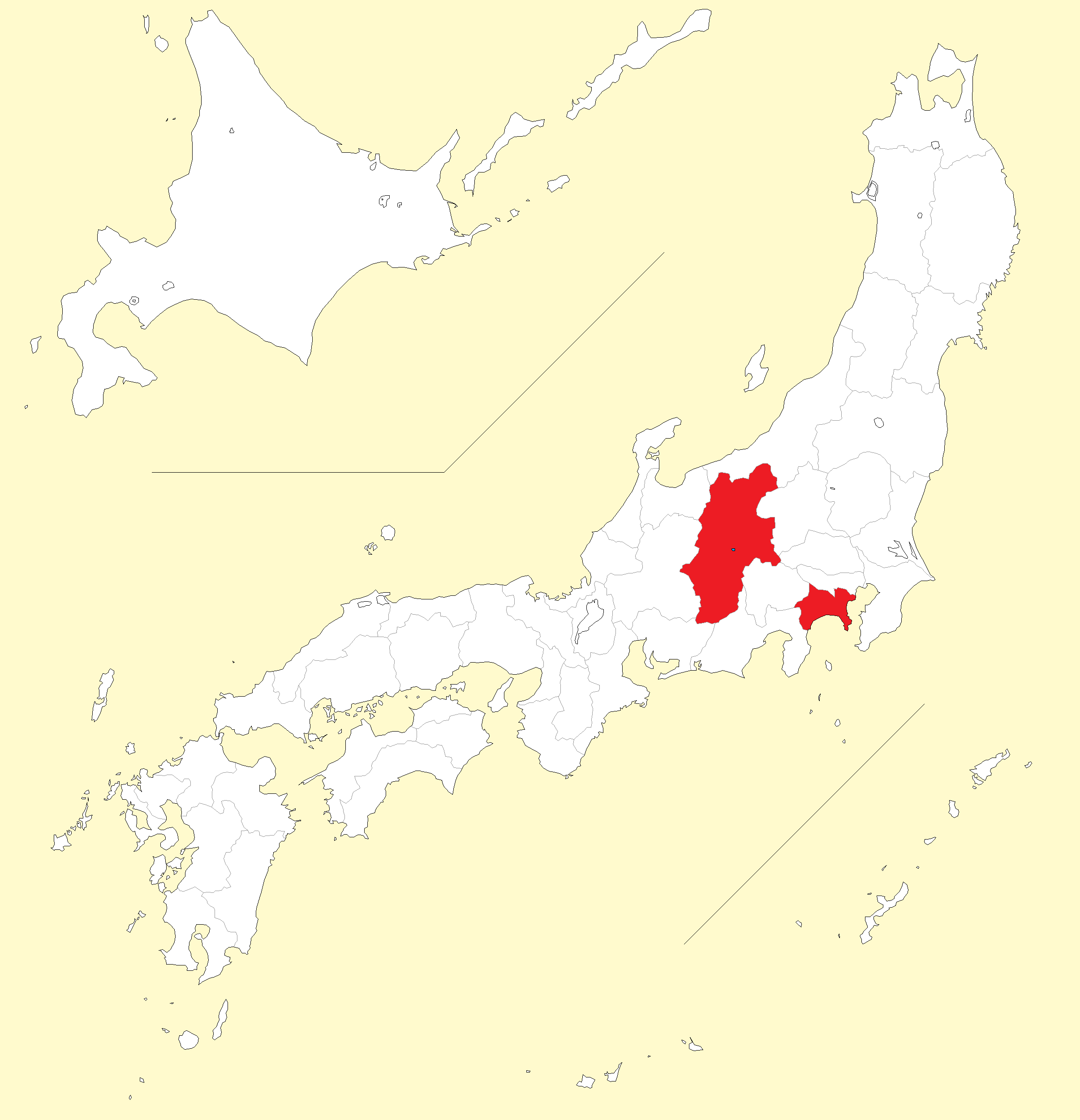 オビマルツノゼミ分布